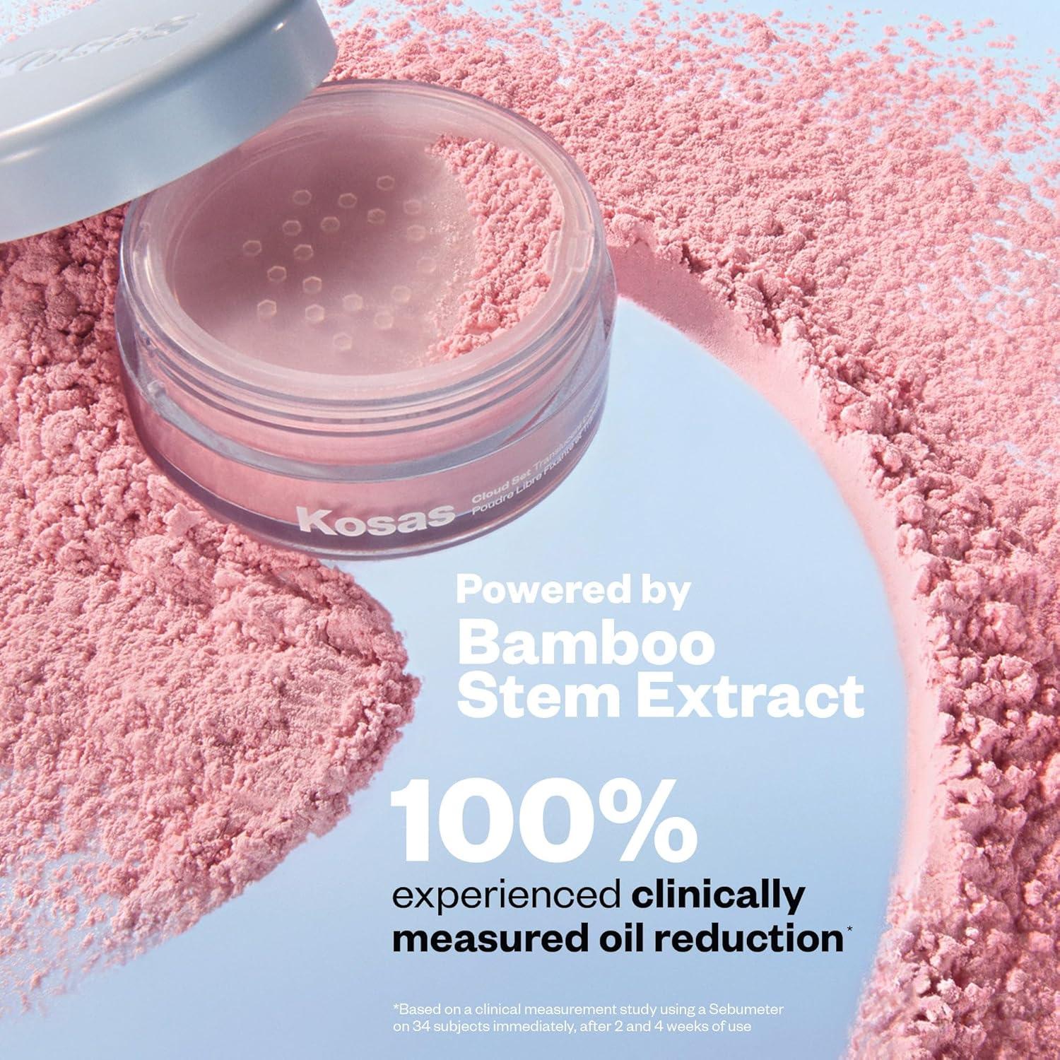 Kosas Cloud Set Polvo Suelto Translúcido 20g - Fijación y Difuminado