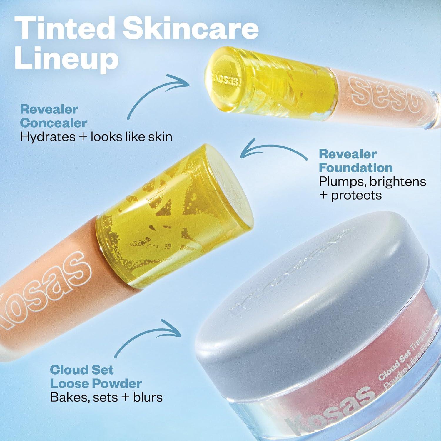 Kosas Cloud Set Polvo Suelto Translúcido 20g - Fijación y Difuminado