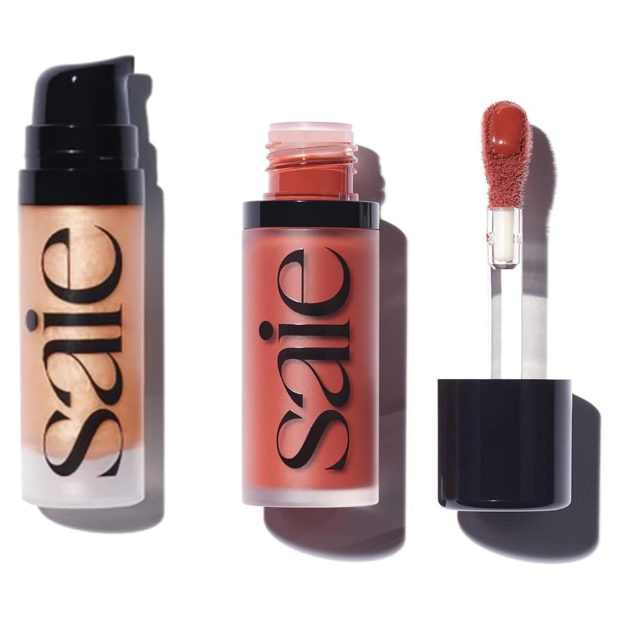 Dúo de Maquillaje Saie: Glowy Super Gel y Dew Blush 14.79ml + 11.34ml