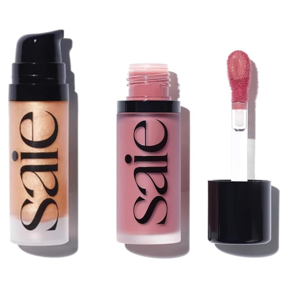 Dúo de Maquillaje Saie: Glowy Super Gel y Rubor Dew 14.79ml + 11.83ml