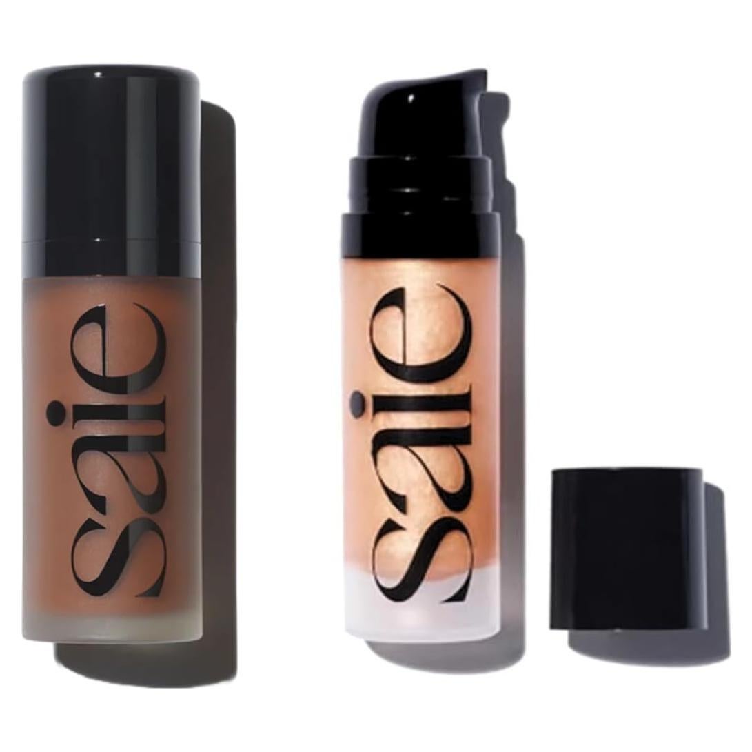 Duo Brillante Saie - Bronceador Líquido y Gel Iluminador