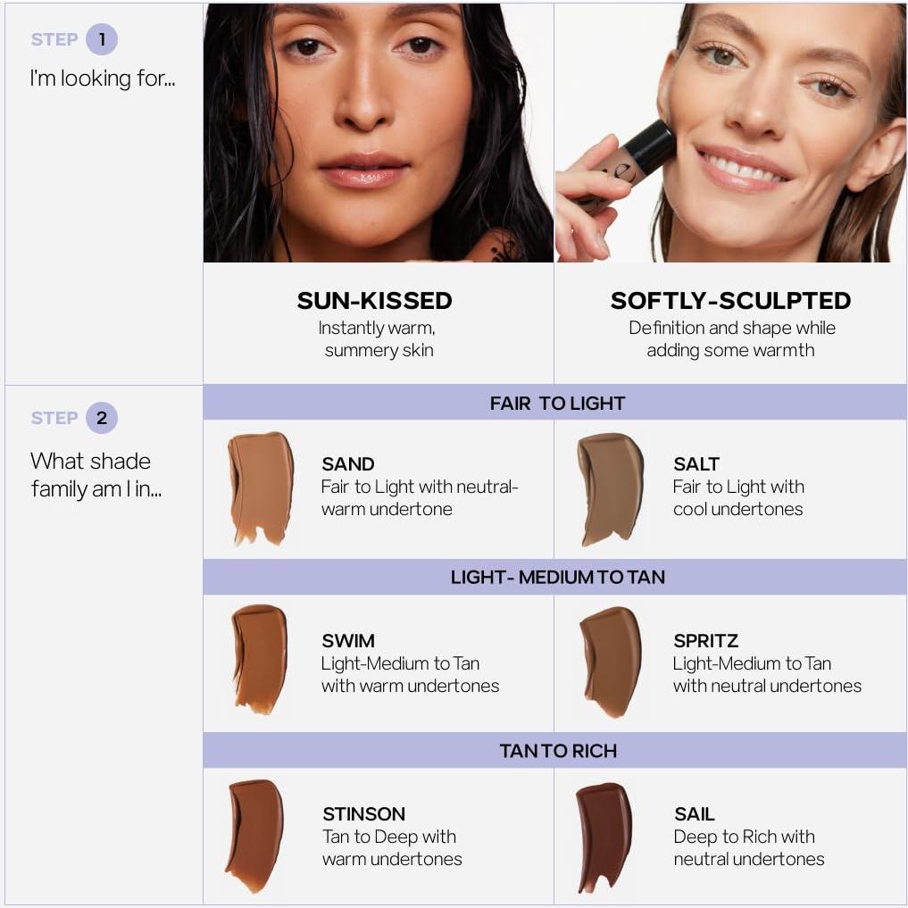 Duo Brillante Saie - Bronceador Líquido y Gel Iluminador