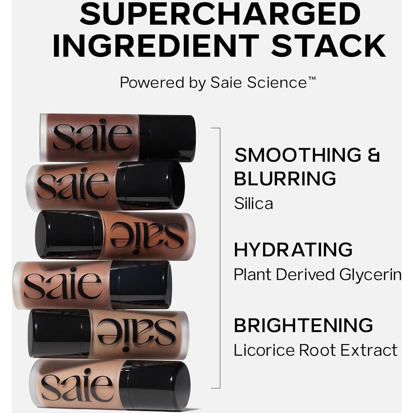 Duo Bronceador y Iluminador Saie - Dew Bronze y Glowy Super