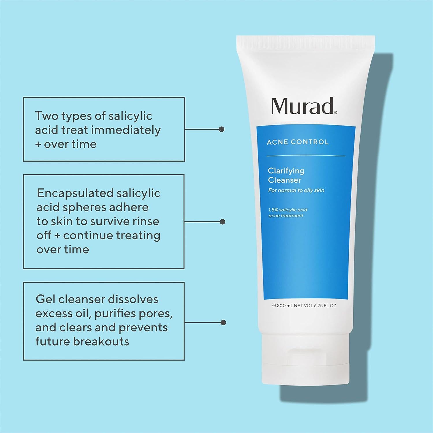 Limpiador Aclarador Murad 59 ml - Control de Acné y Poros