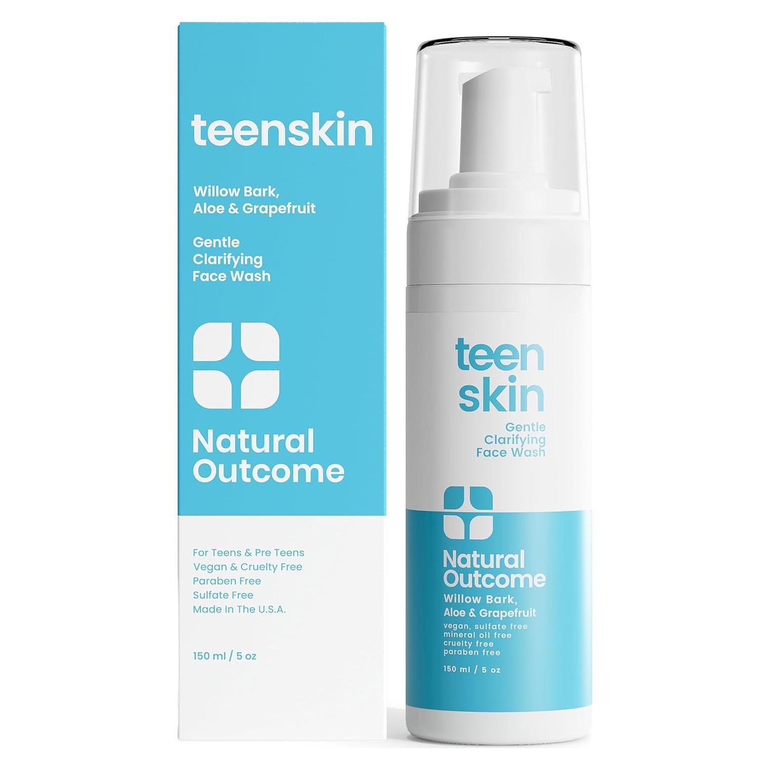 Limpiador Facial Espumoso Resultado Natural 142 g para Adolescentes