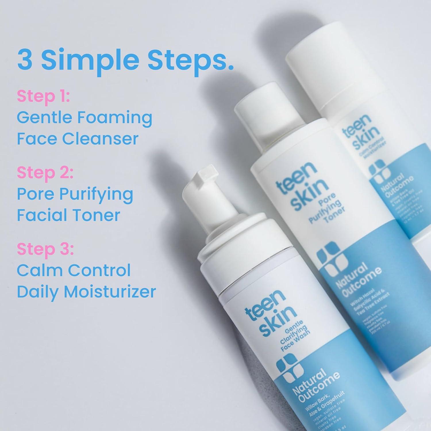 Limpiador Facial Espumoso Resultado Natural 142 g para Adolescentes