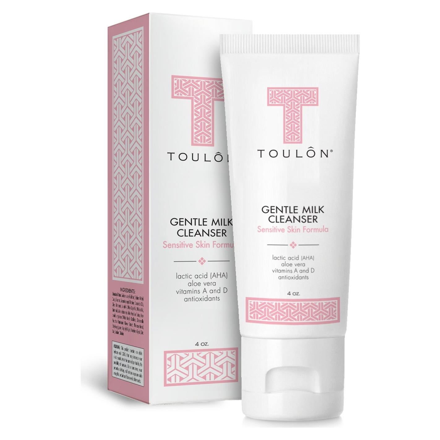 Limpiador Facial Suave de Leche Toulon 156g - Piel Seca y Sensible