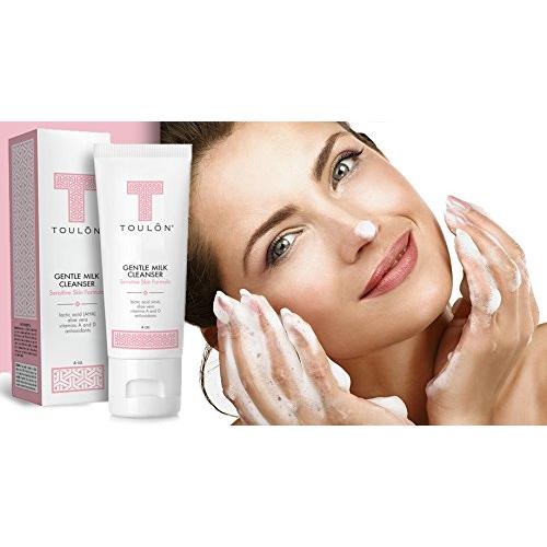 Limpiador Facial Suave de Leche Toulon 156g - Piel Seca y Sensible