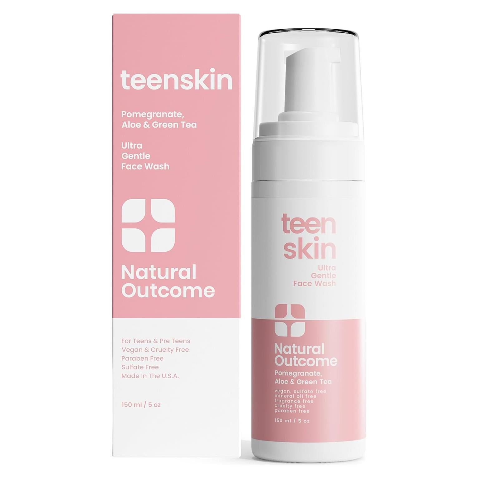 Limpieza Facial Espumosa Natural Outcome para Adolescentes 142 g