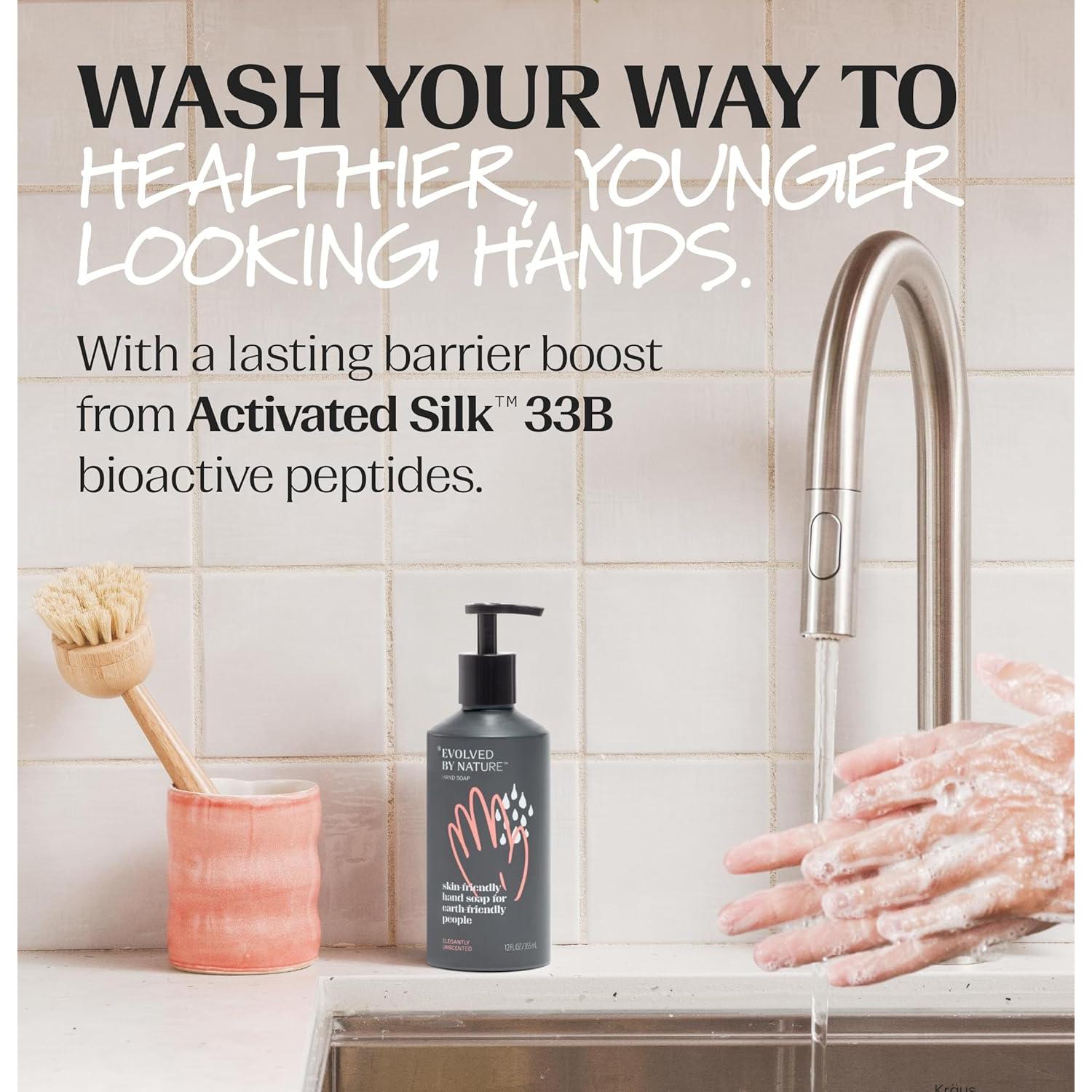 Jabón Líquido para Manos Evolved By Nature 3x12 Oz Sin Fragancia