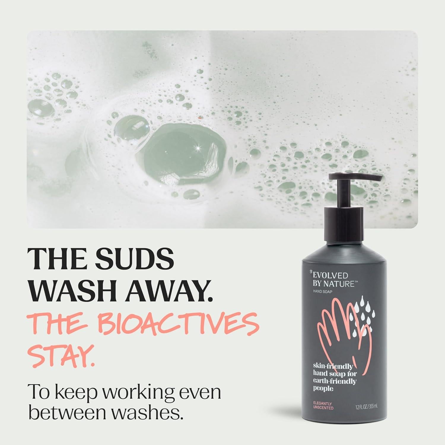 Jabón Líquido para Manos Evolved By Nature 3x12 Oz Sin Fragancia