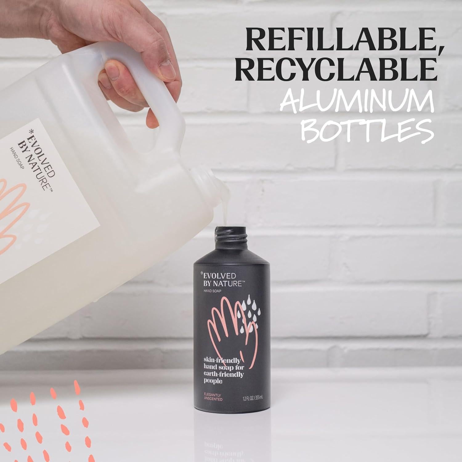 Jabón Líquido para Manos Evolved By Nature 3x12 Oz Sin Fragancia