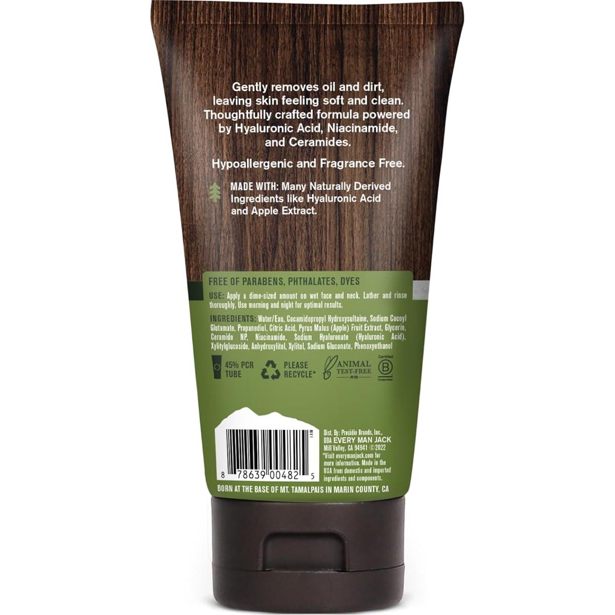 Conjunto de Cuidado Facial Every Man Jack - Hidratación y Limpieza