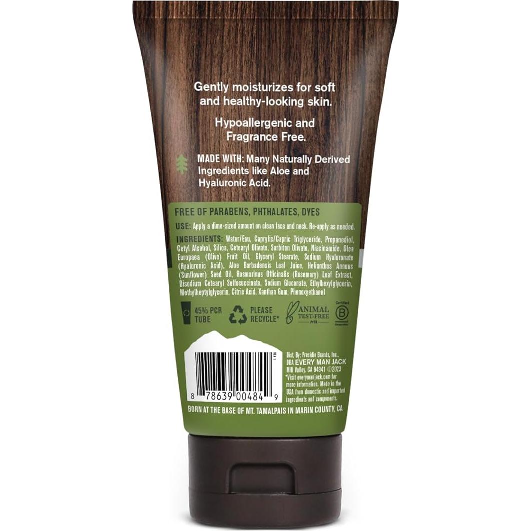 Conjunto de Cuidado Facial Every Man Jack - Hidratación y Limpieza