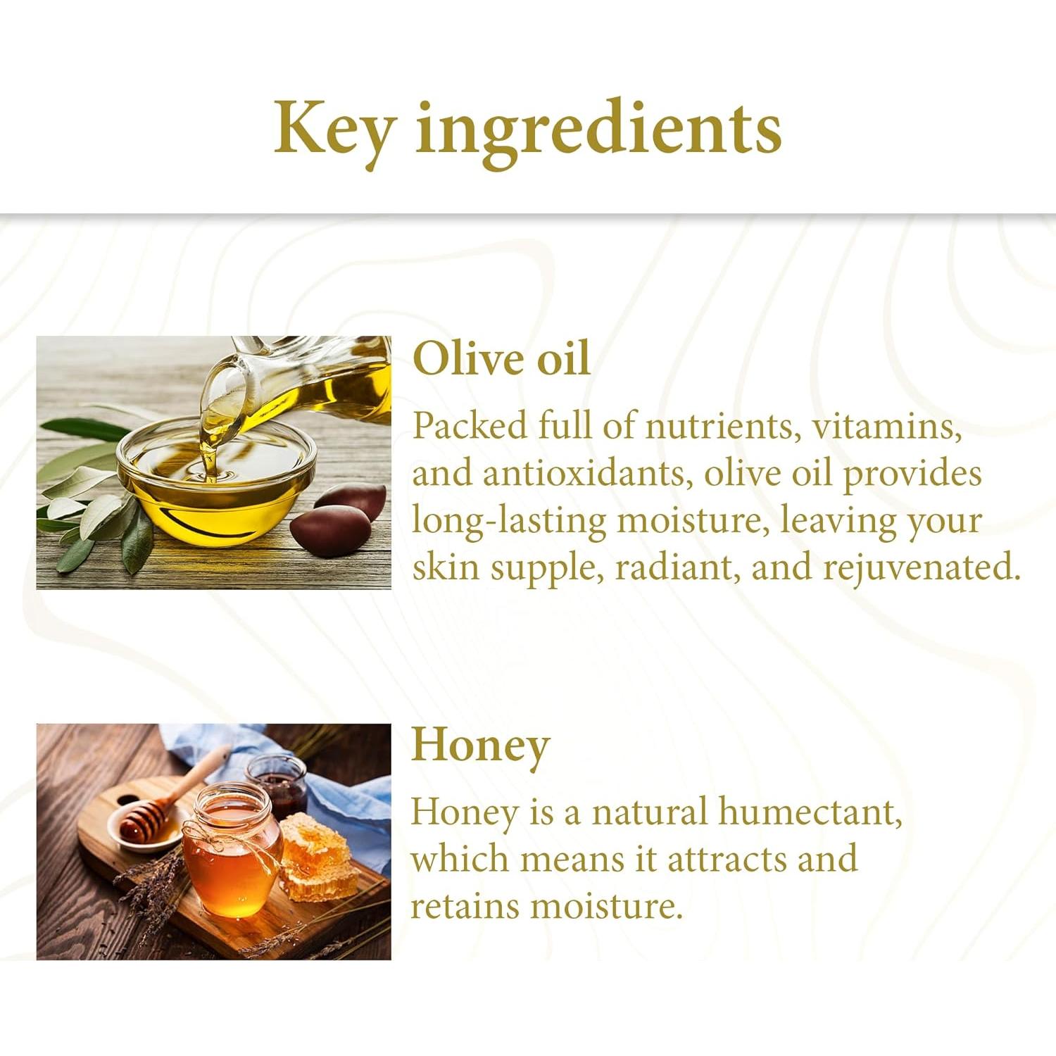 Jabón de Aceite de Oliva con Miel Calithea - 3 Barras 300g