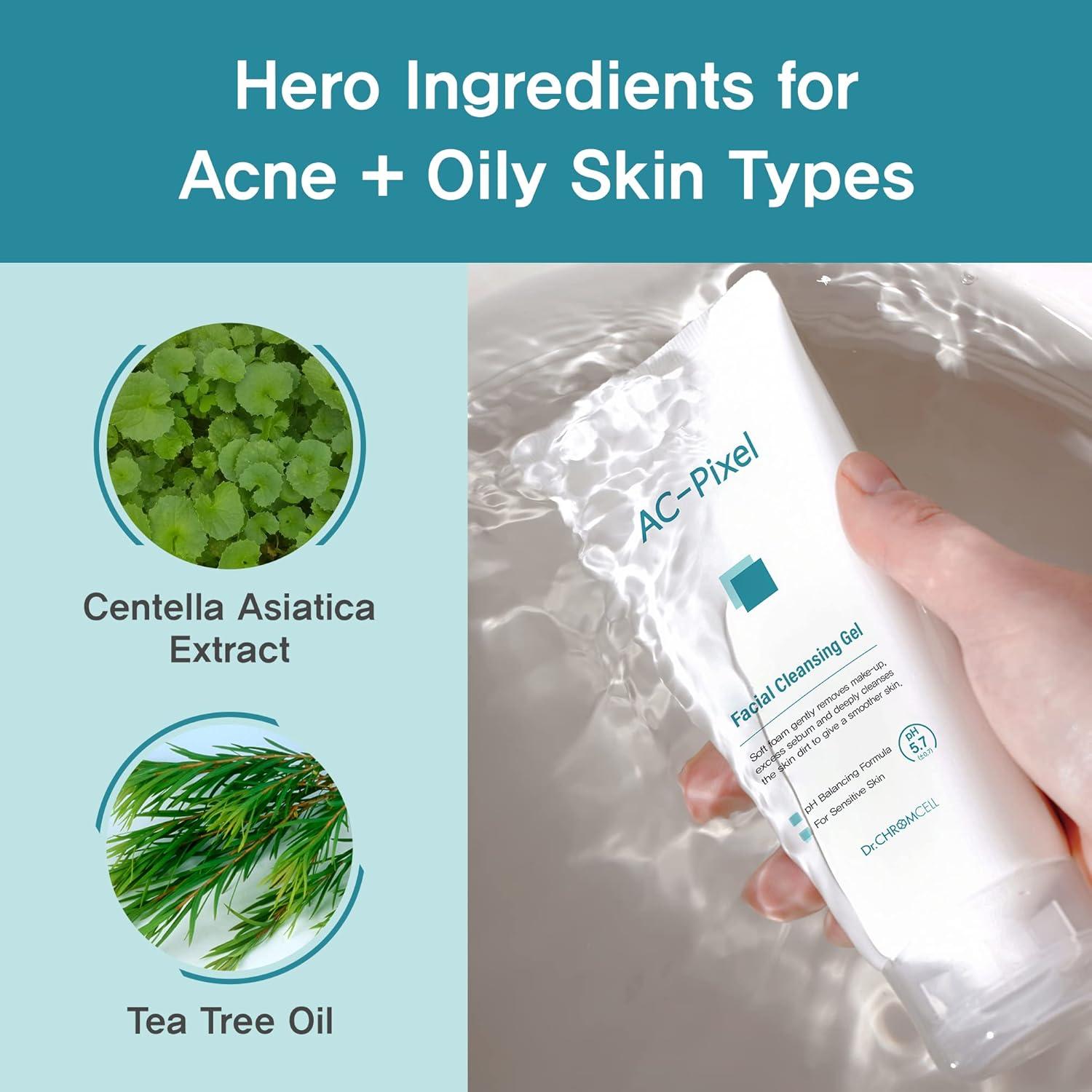 Gel Limpiador Facial Dr.CHROMCELL 120 ml - Piel Grasa y Sensible