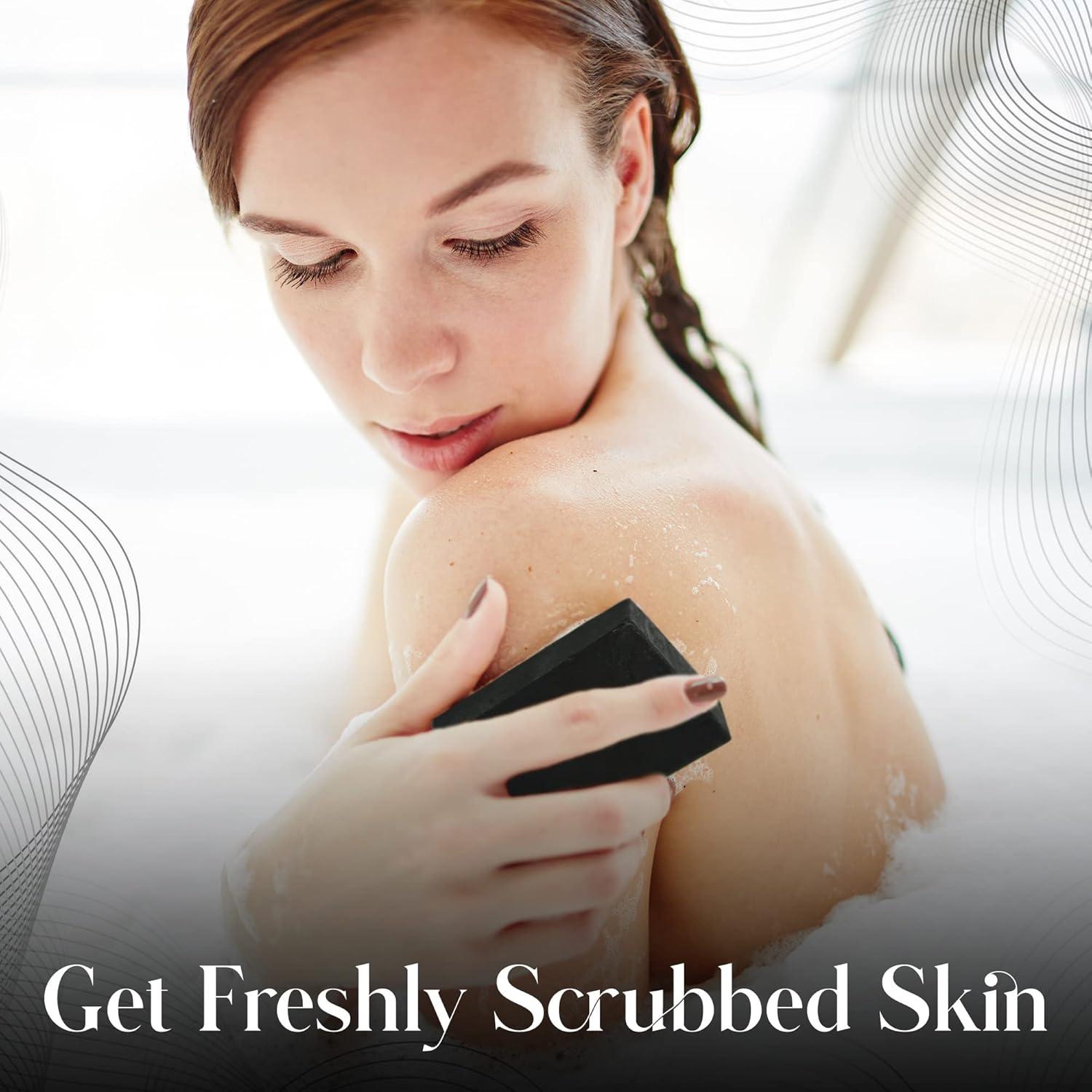 Jabón Facial Vivo Per Lei - Sal del Mar Muerto y Carbón - 270g