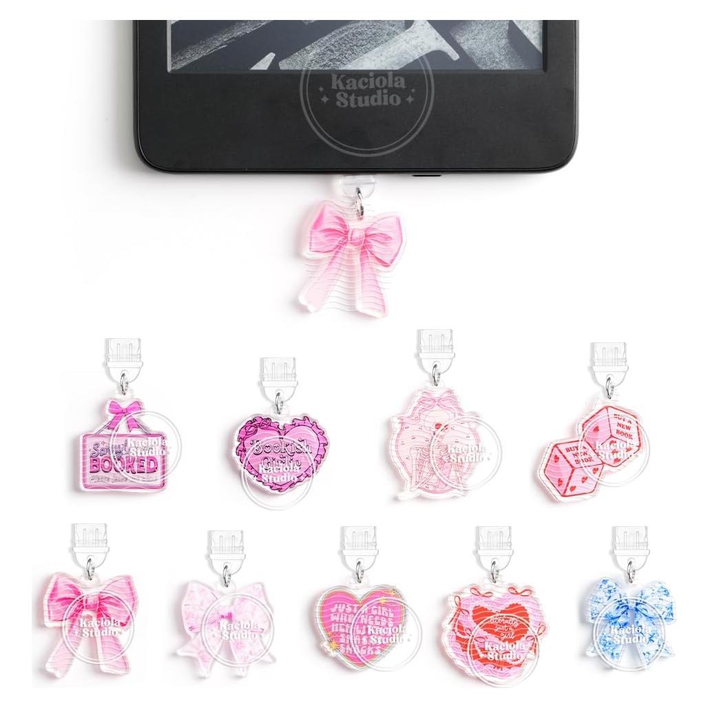 Kaciola 9 Tapones de Polvo Divertidos Tipo C y Micro USB