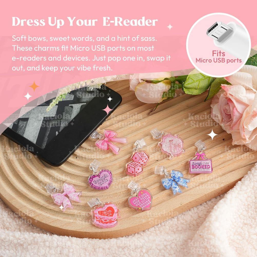 Kaciola 9 Tapones de Polvo Divertidos Tipo C y Micro USB