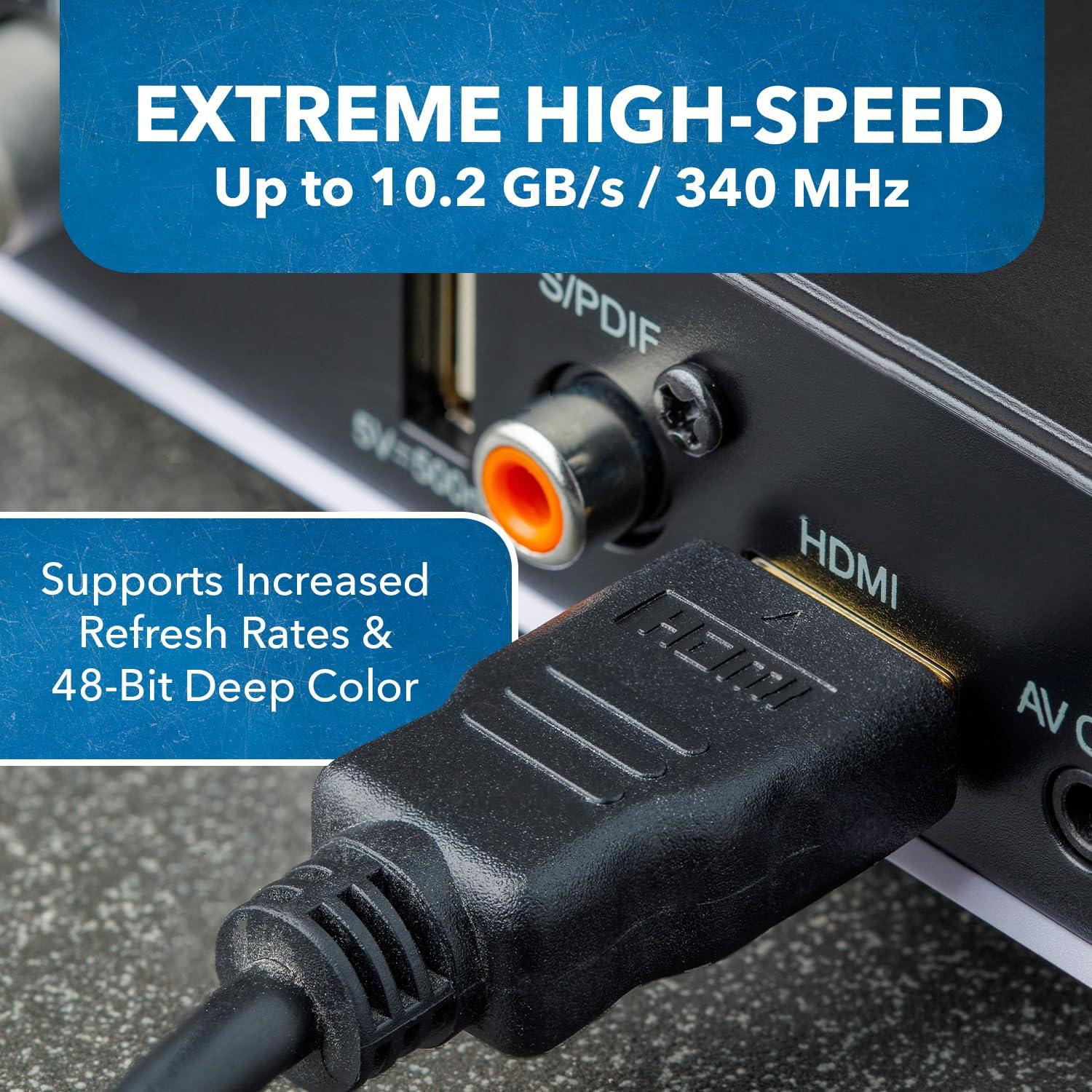 Cable HDMI OREI 1.83 m Alta Velocidad 2-Pack 4K 3D