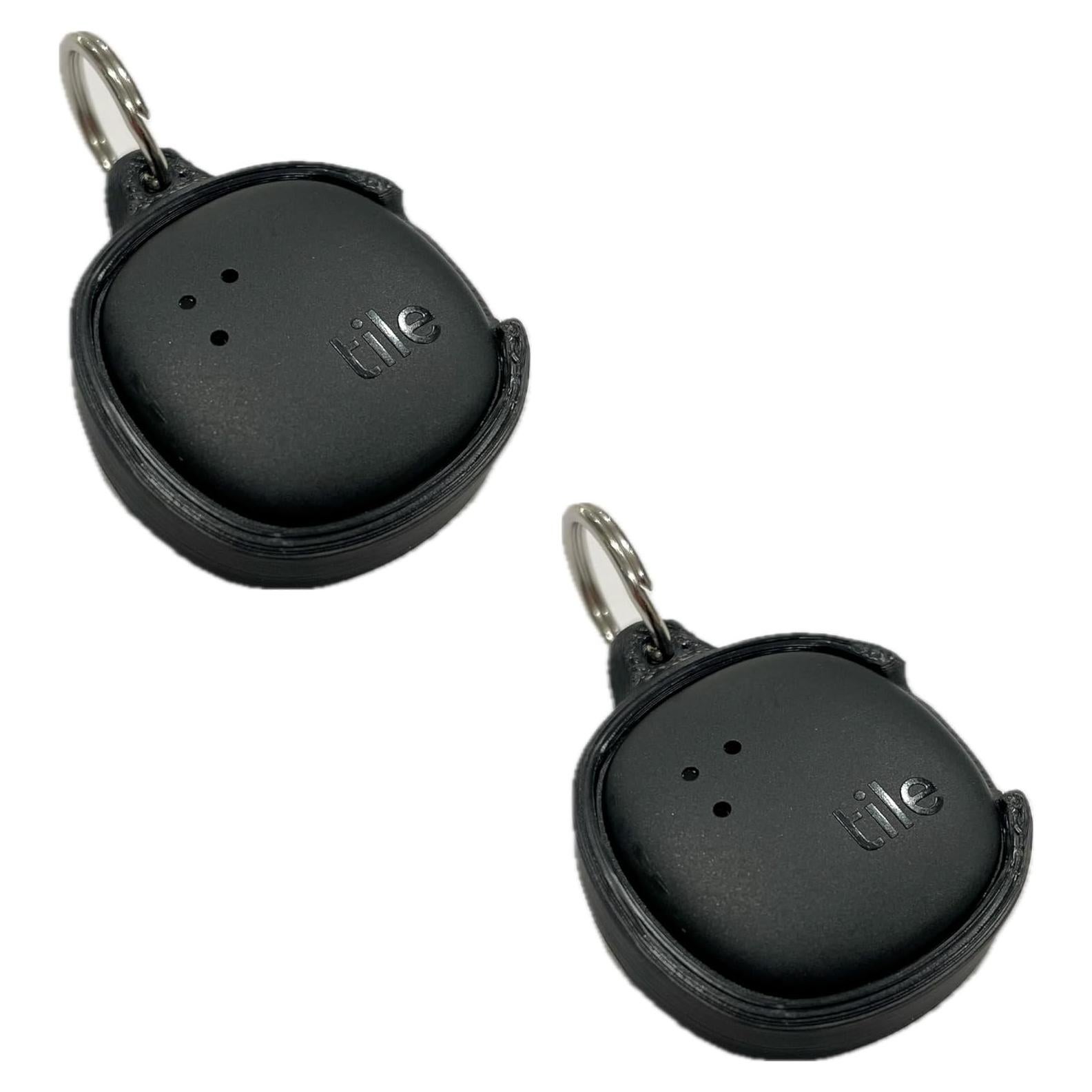 Funda para Etiqueta Tile 2024 Life360 Negra - Paquete de 2