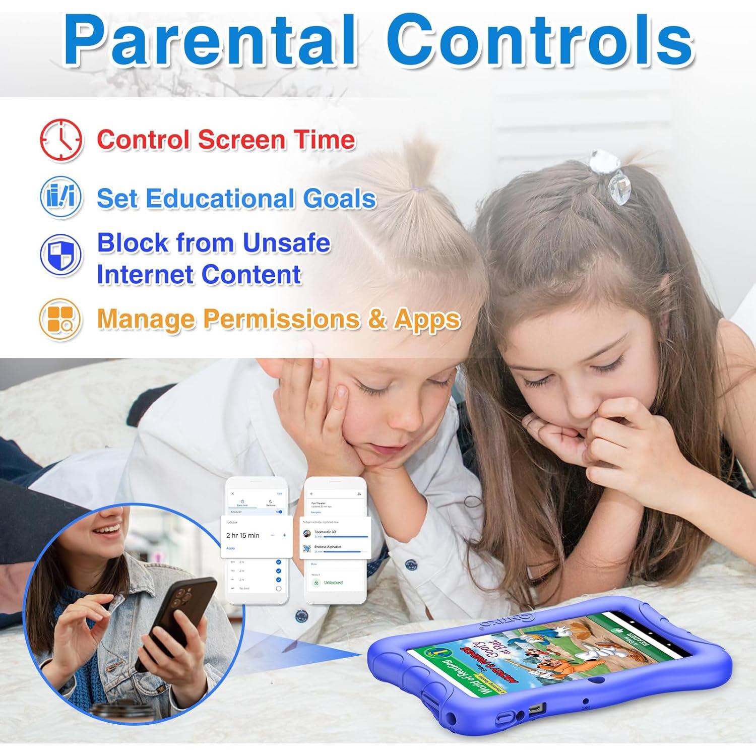 Tableta Contixo V9A 7" para Niños 32GB Android Azul Oscuro