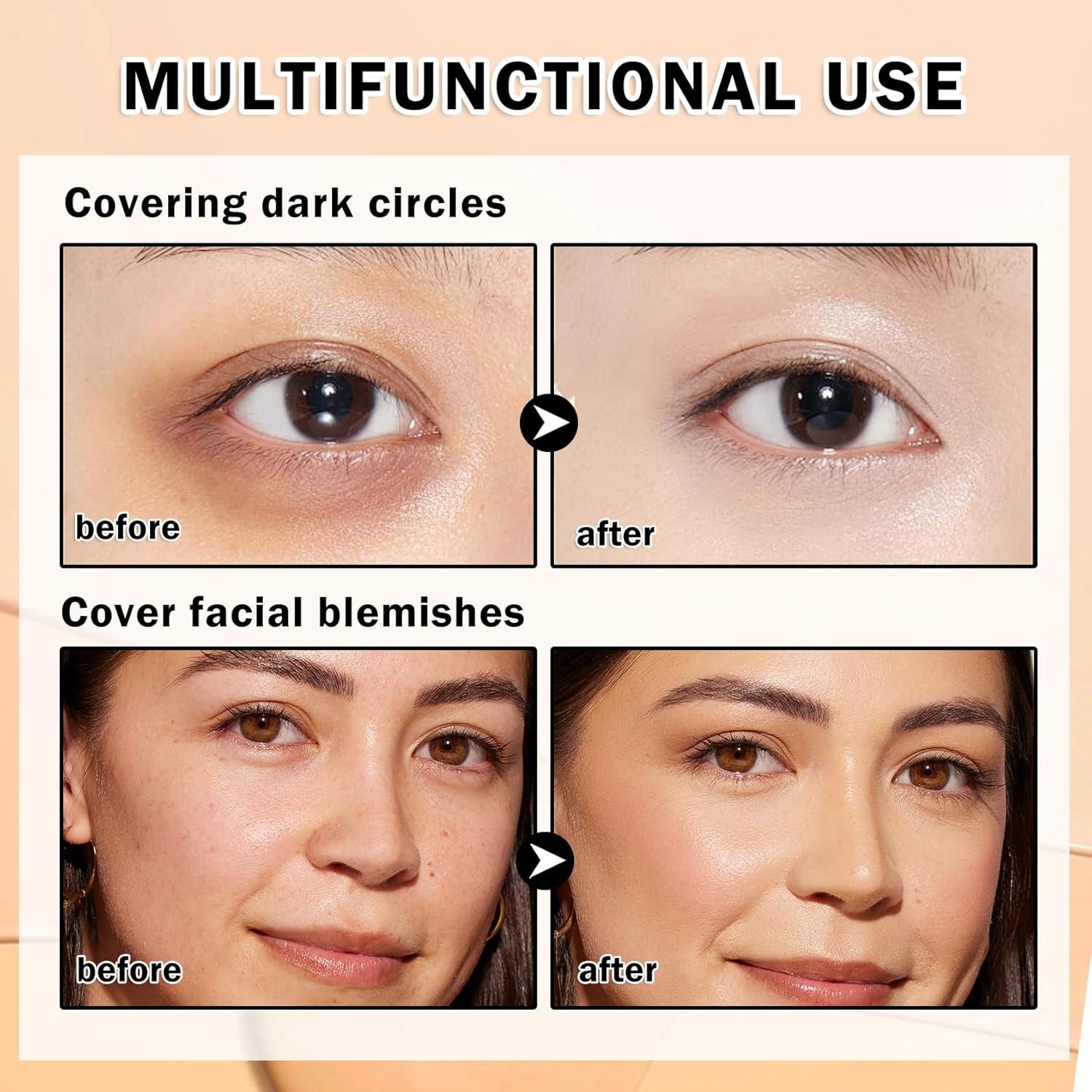 Corrector de Ojeras QIUFSSE 01 Chantill Cobertura Completa