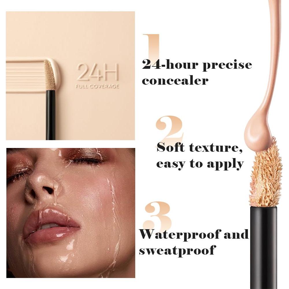 Corrector Líquido QIDSTERS 02 Claro - Cobertura Completa 18g