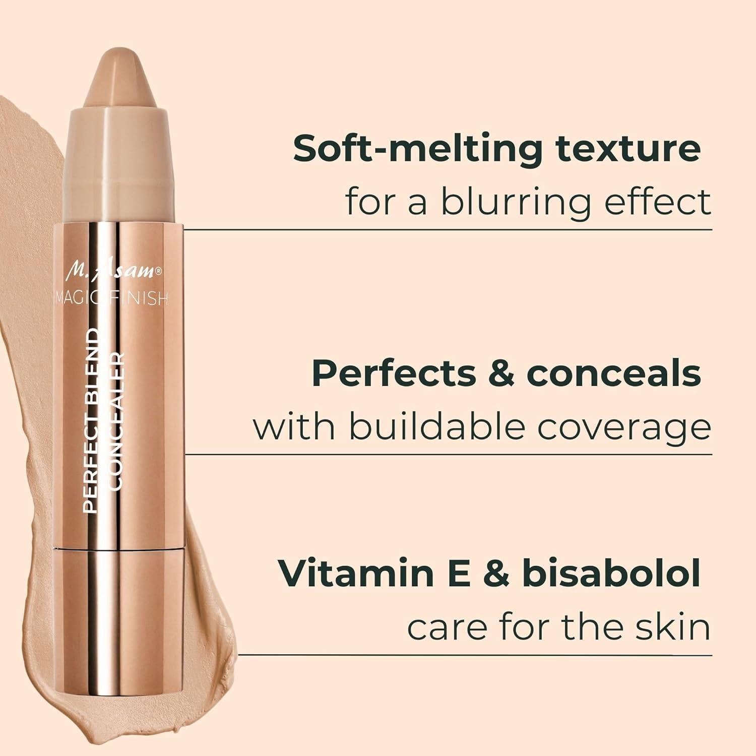 Corrector en Barra M. Asam Magic Finish Nude 2.83 g Vegano