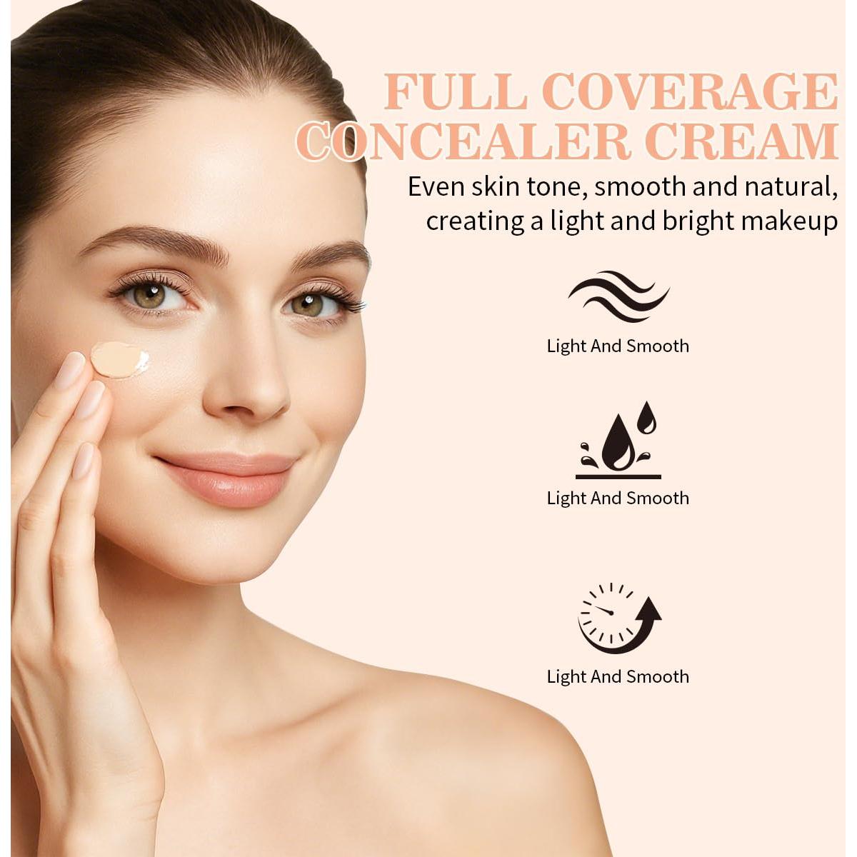 Corrector de Ojos W3W 15.03g - Cobertura Total Impermeable Tono Oscuro