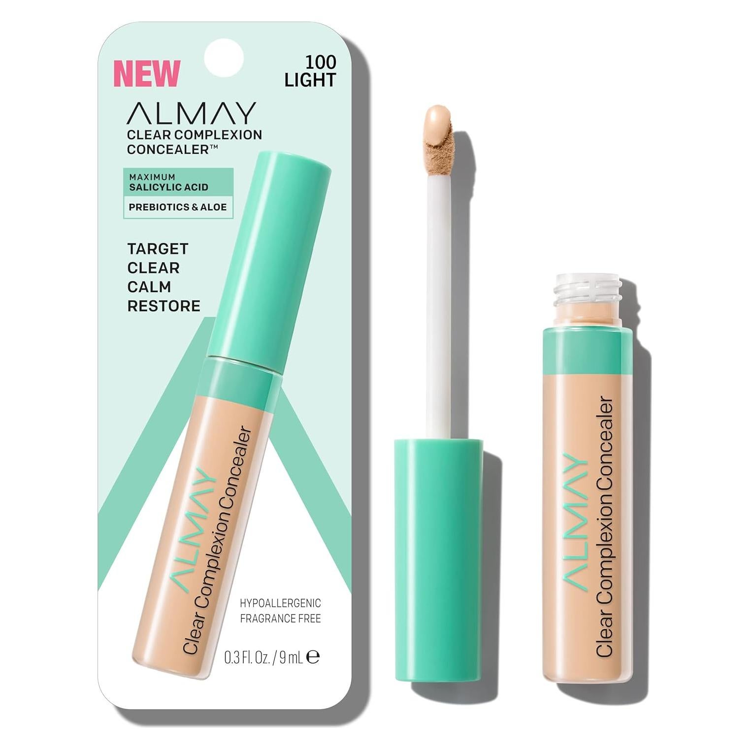 Corrector Almay Clear Complexion 100 Claro - Tratamiento Acné 8.5g
