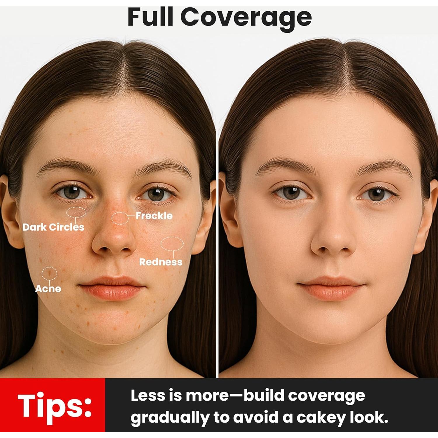 Corrector Líquido FV 5 ml - Impermeable y Hidratante 03 Arena