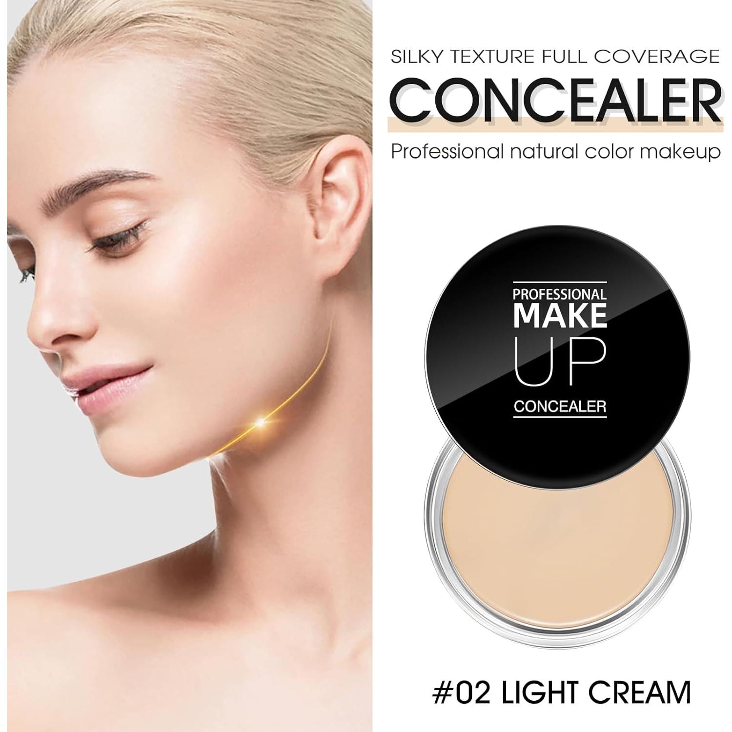 Corrector de Crema LOKFAR #02 Crema Clara 6g con Brocha