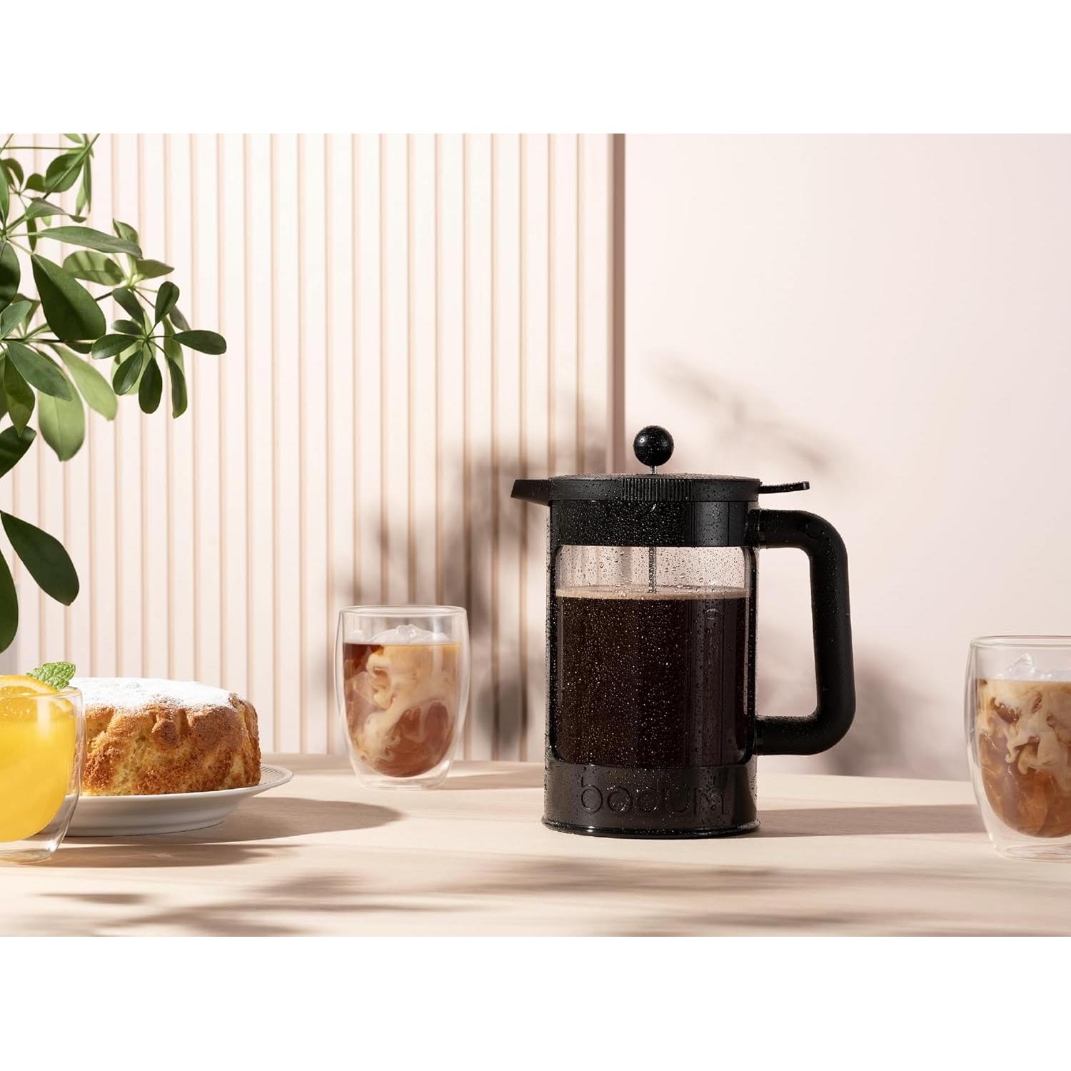 Cafetera de Frío Bodum Bean 1.5 L Negra - Prensa Francesa