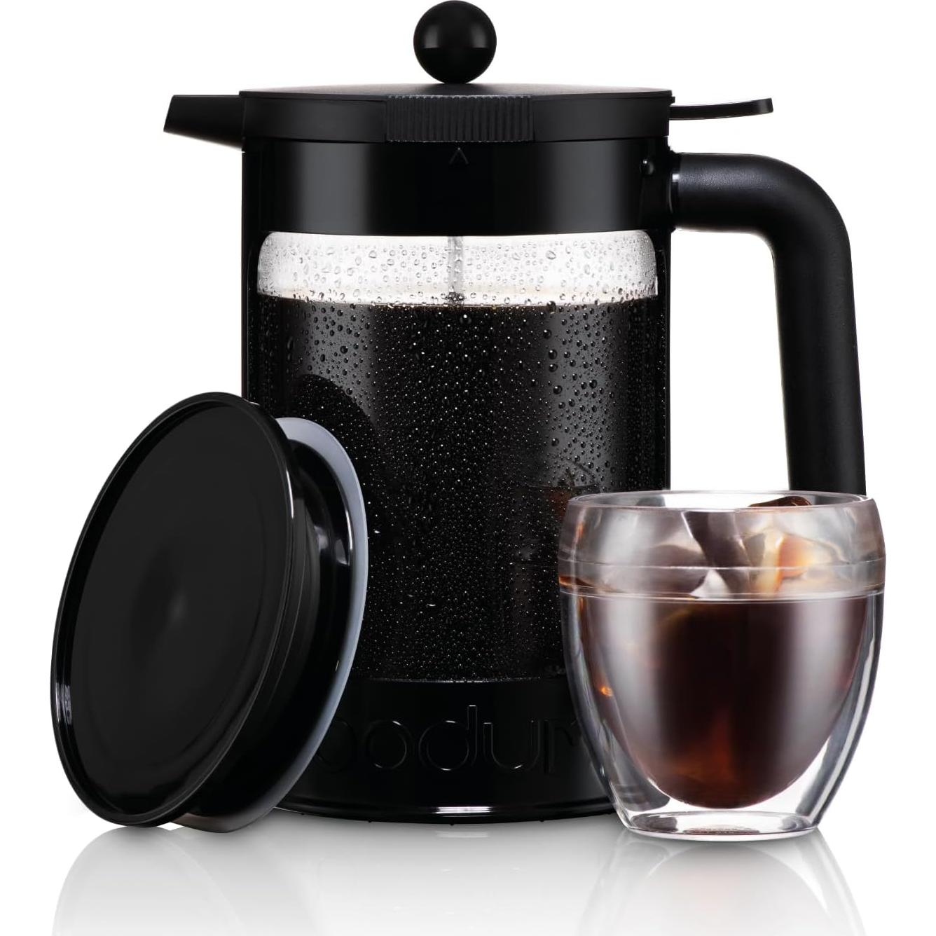 Cafetera de Frío Bodum Bean 1.5 L Negra - Prensa Francesa