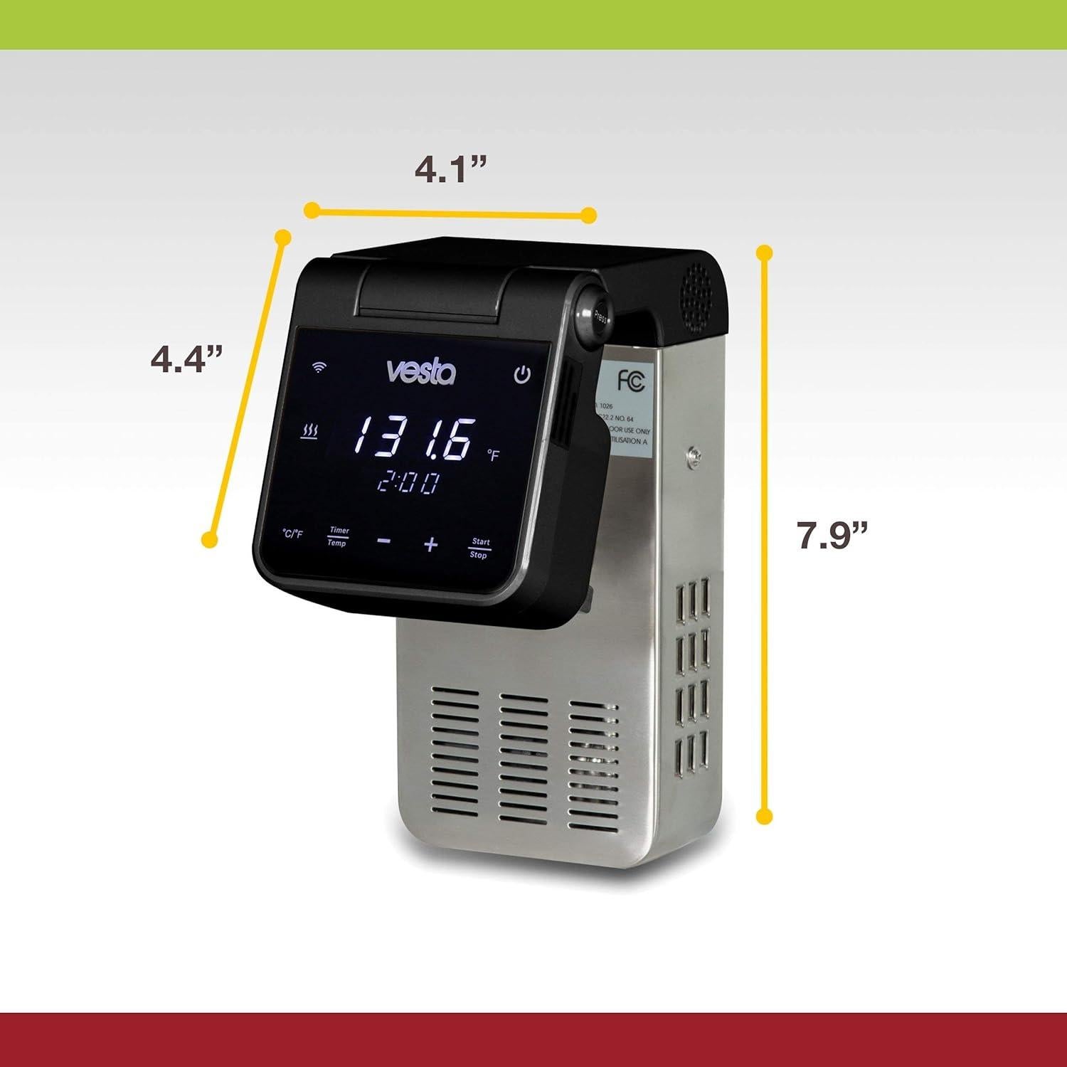 Cocedor Sous Vide Vesta Precision Imersa Elite 900W Plegable