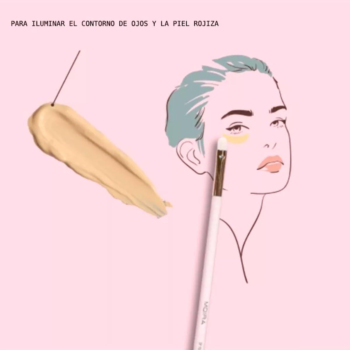 Corrector de Color Moira 28g Batido de Plátano Vegano