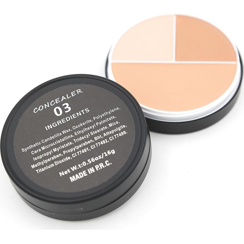 Corrector de 3 colores Mesvol 16g para contorno y resaltado