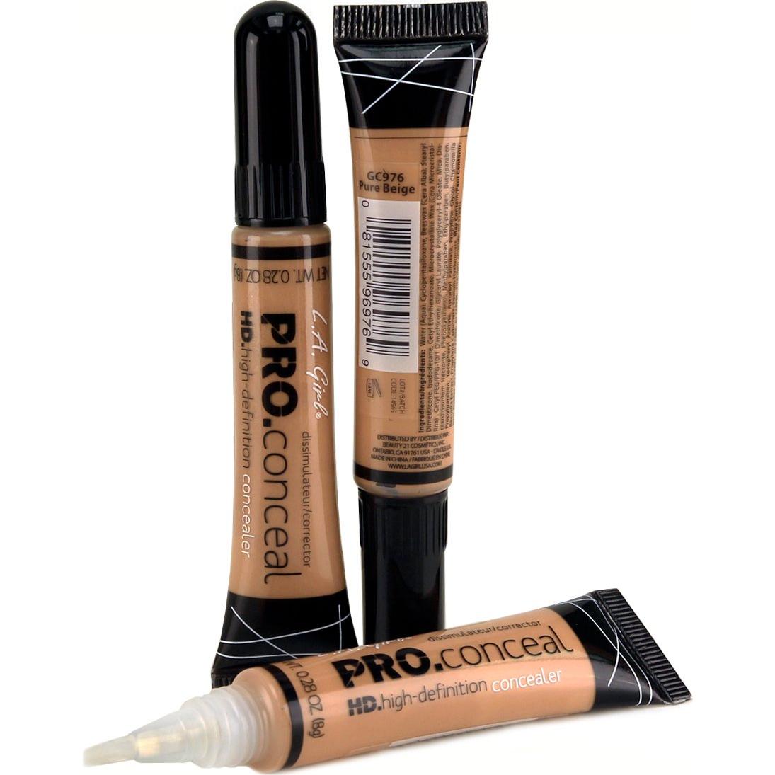 Corrector de Alta Definición LA Girl 13 Tonos - Beige Puro