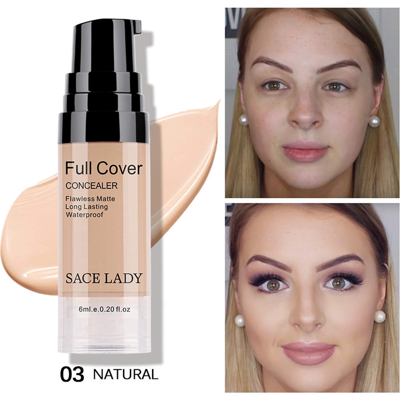 Paquete de 3 Correctores Líquidos SACE LADY 18ml Natural