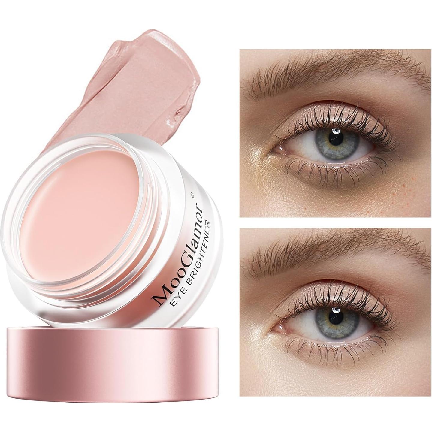Corrector de Ojeras MooGlamor #01 Rosa Claro - Iluminador y Prebase