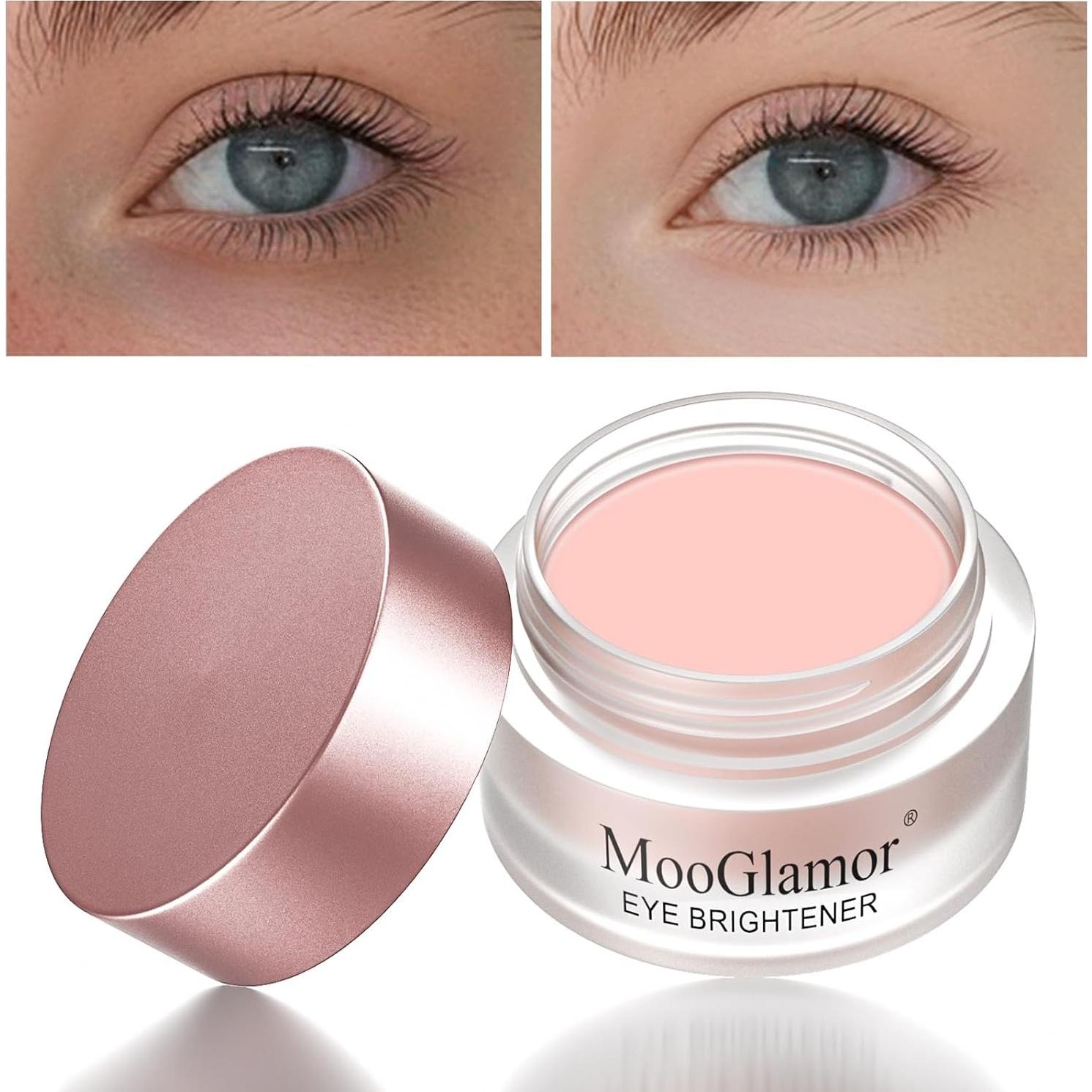 Corrector de Ojeras MooGlamor #01 Rosa Claro - Iluminador y Prebase