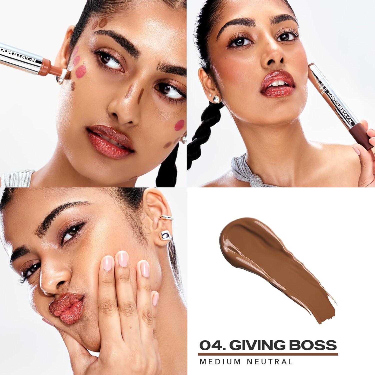 Contorno Líquido Sacheu Stay-N 40.8g - Larga Duración Vegano