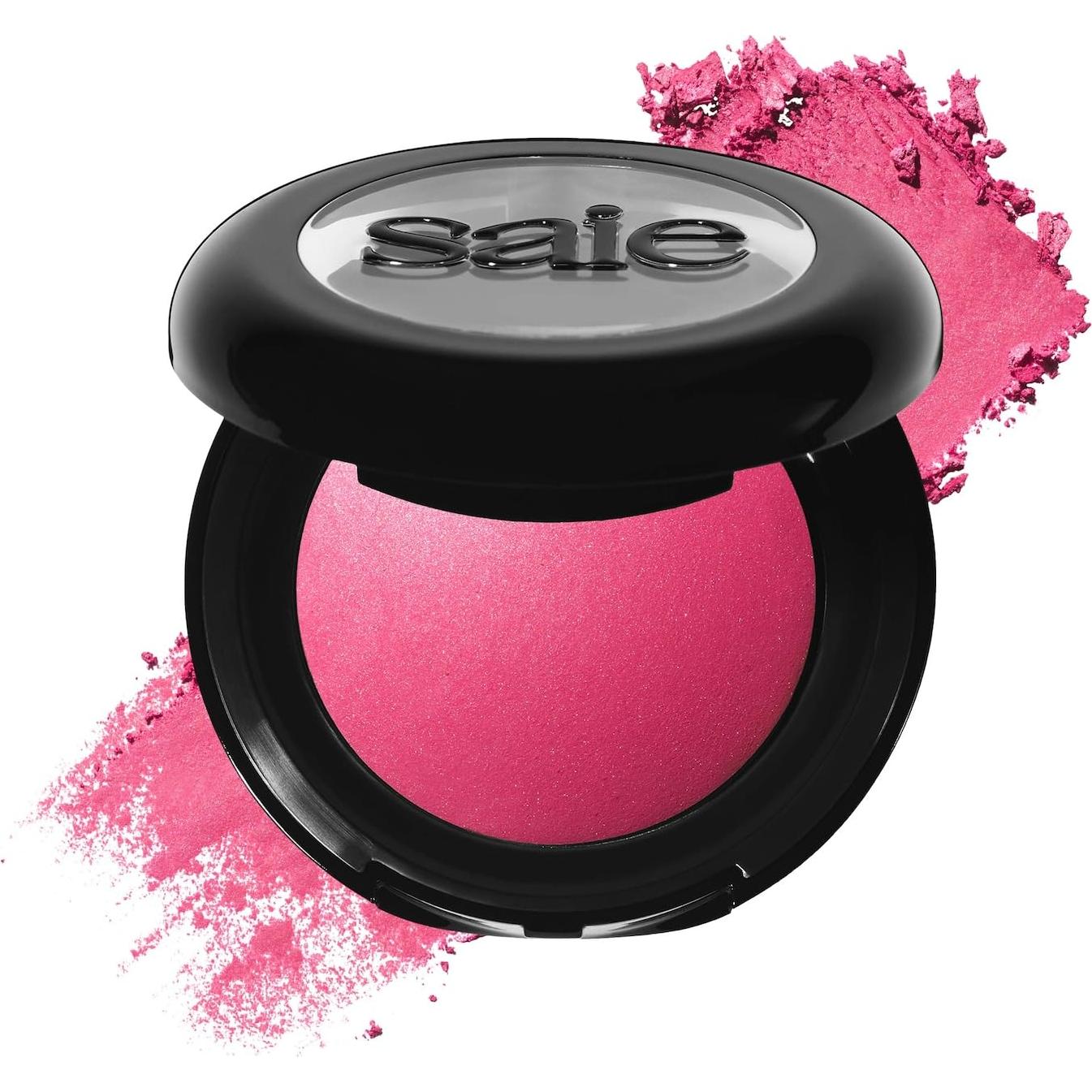 Dúo de Rubor Horneado SuperSuede Saie Amore y Brocha Vegana