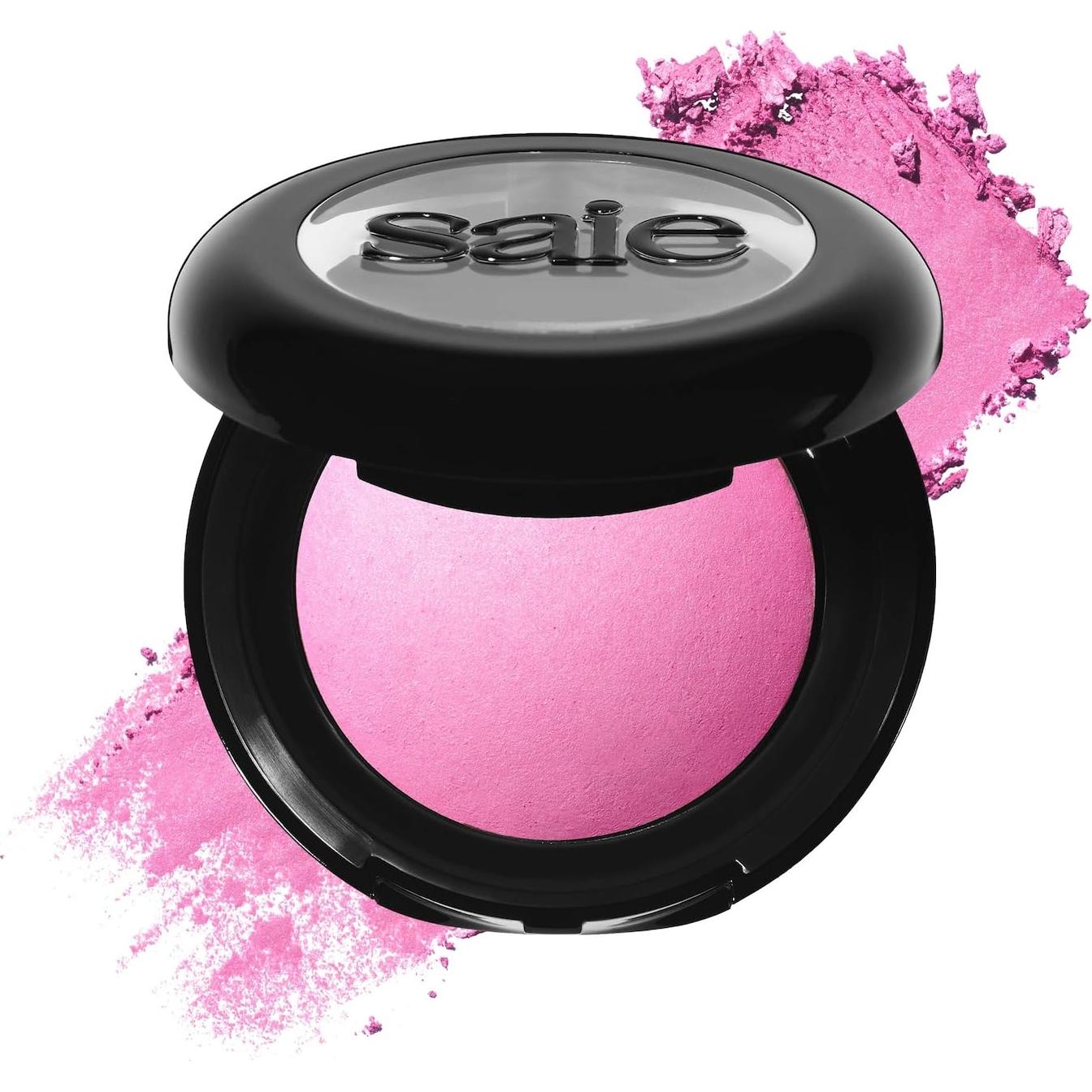 Dúo de Rubor Horneado SuperSuede Saie + Brocha Vegana