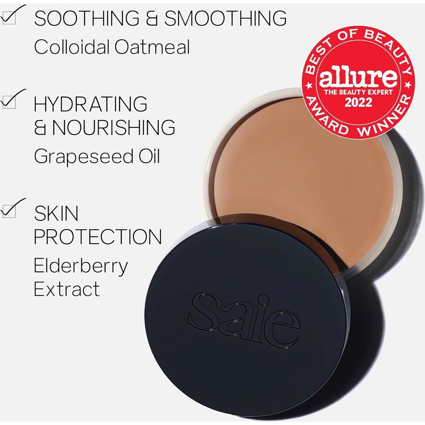 Saie Sun Melt Crema Bronceadora Facial 28.35 g - Acabado Natural