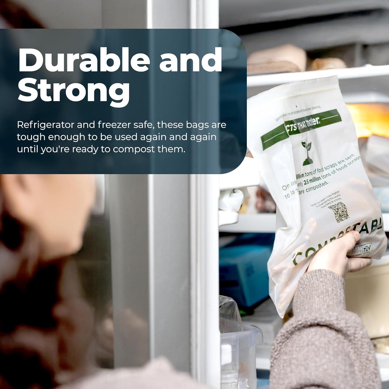 Bolsas de Congelador Compostables Matter 30 Unidades 1 Galón