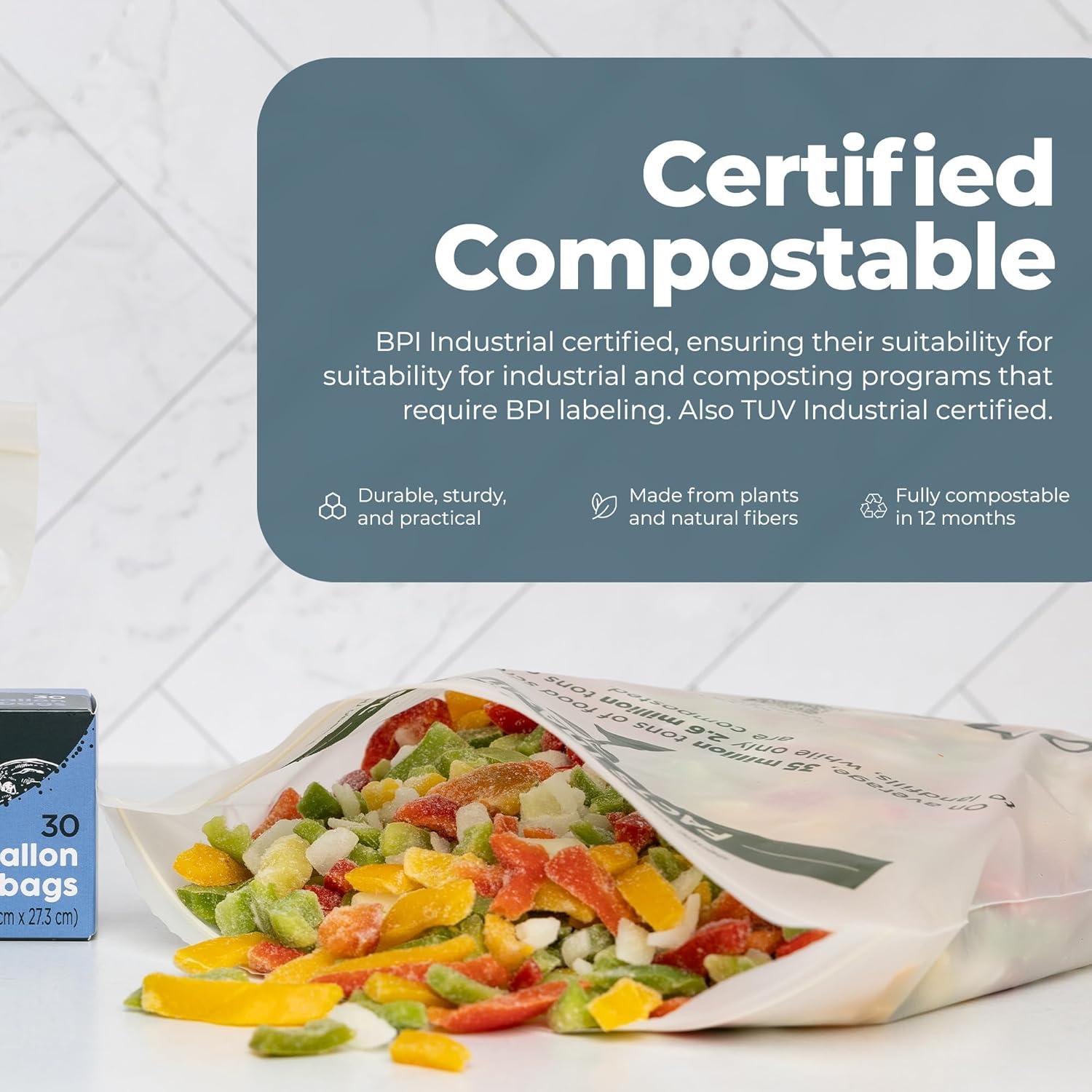 Bolsas de Congelador Compostables Matter 30 Unidades 1 Galón