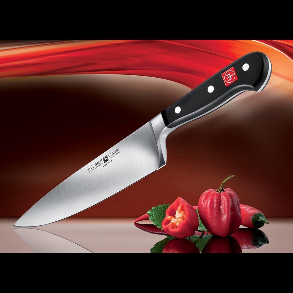 Cuchillo de Chef Clásico WÜSTHOF 20.32 cm Acero Inoxidable