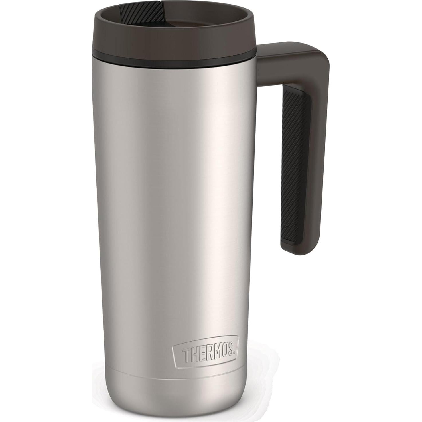 Taza de Acero Inoxidable THERMOS 18oz Negro Mate Aislada